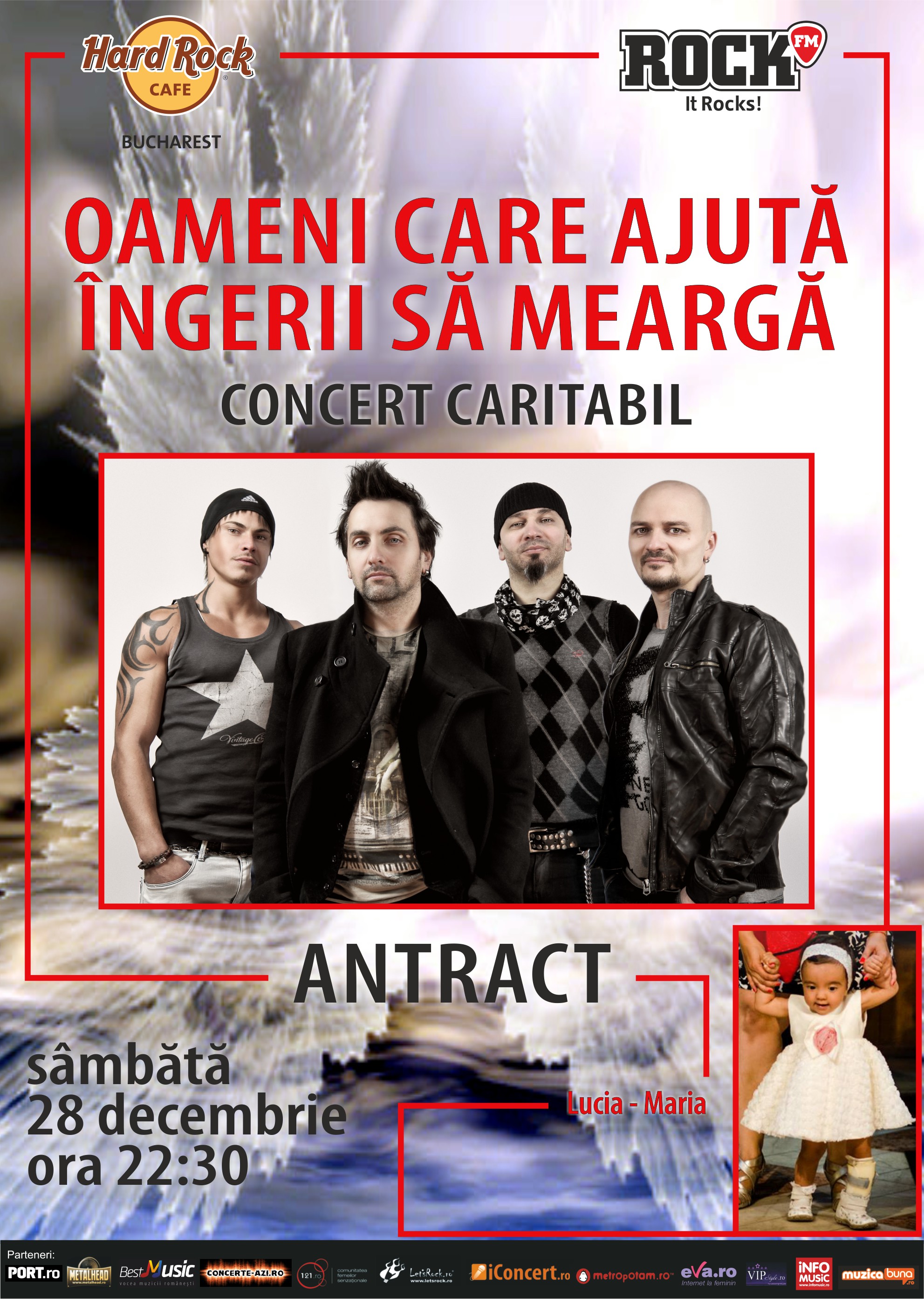 Concert de caritate cu ATRACT, la Hard Rock Cafe