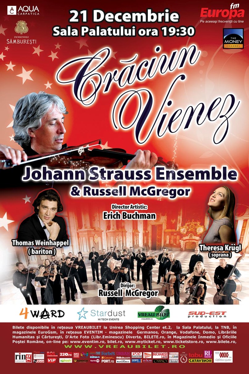 Invitati speciali in cadrul concertului Craciun Vienez