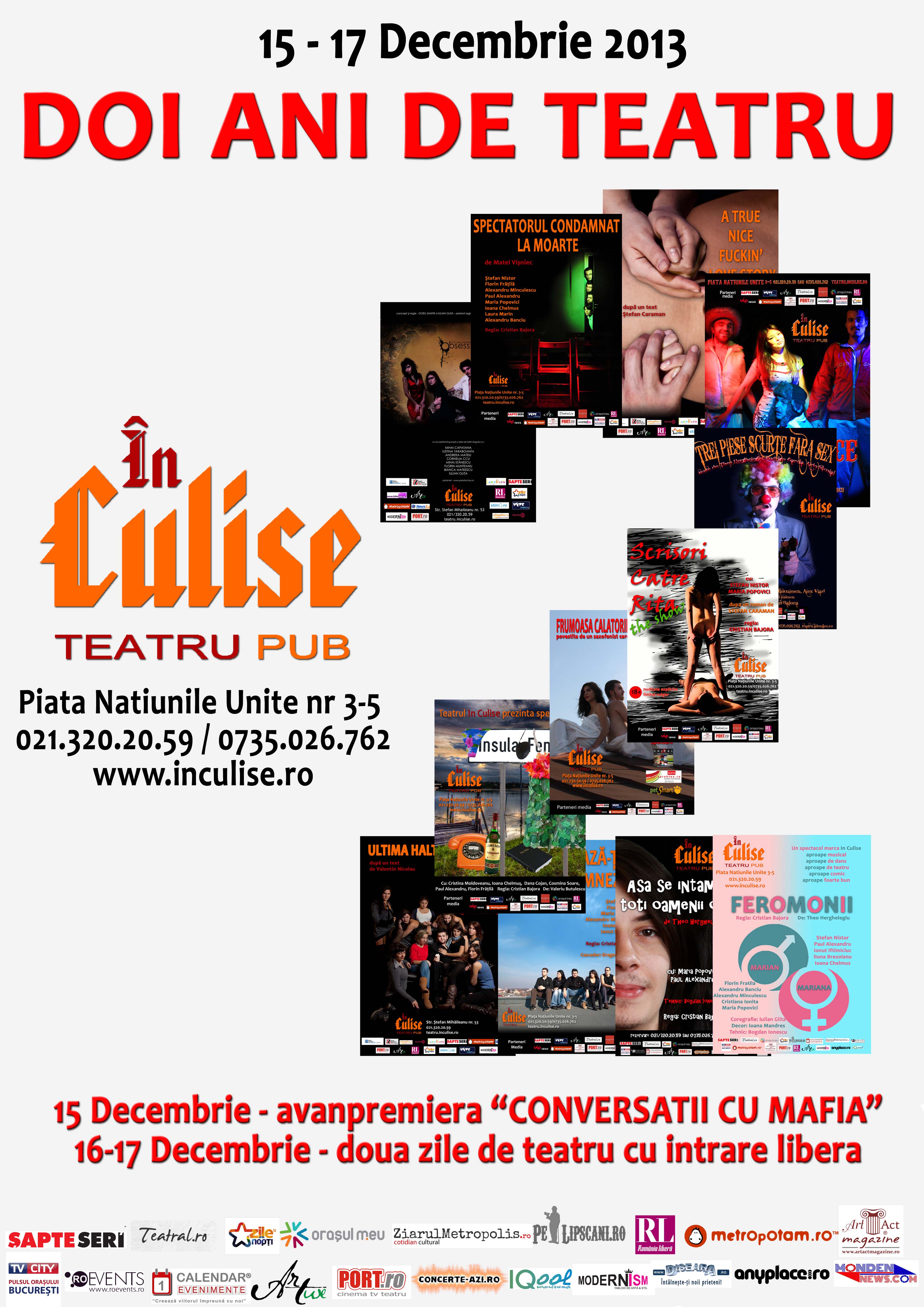 Doi ani de teatru În Culise