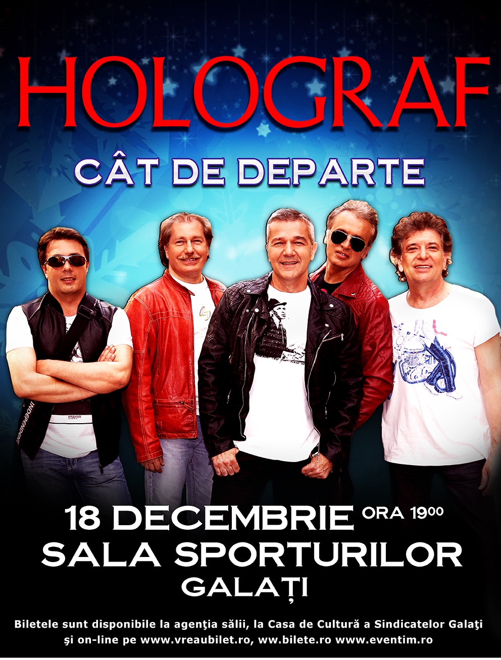 Trupa Holograf concerteaza la Galati