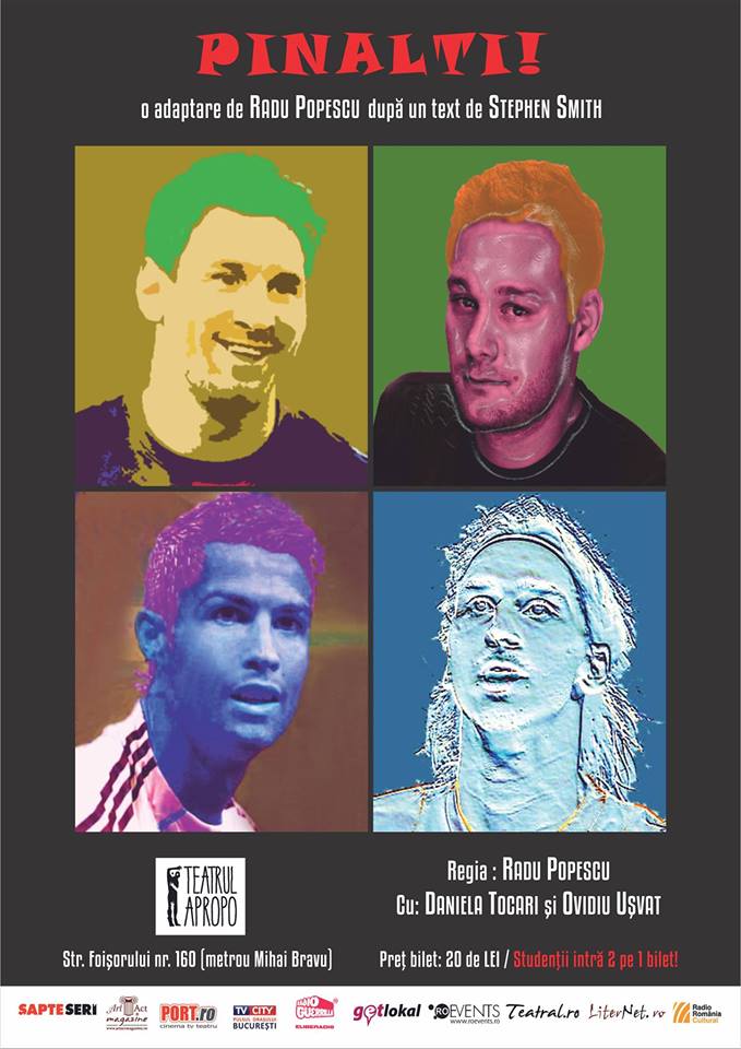 Avanpremiera “PINALTI” dupa Stephen Smith la Teatrul Apropo