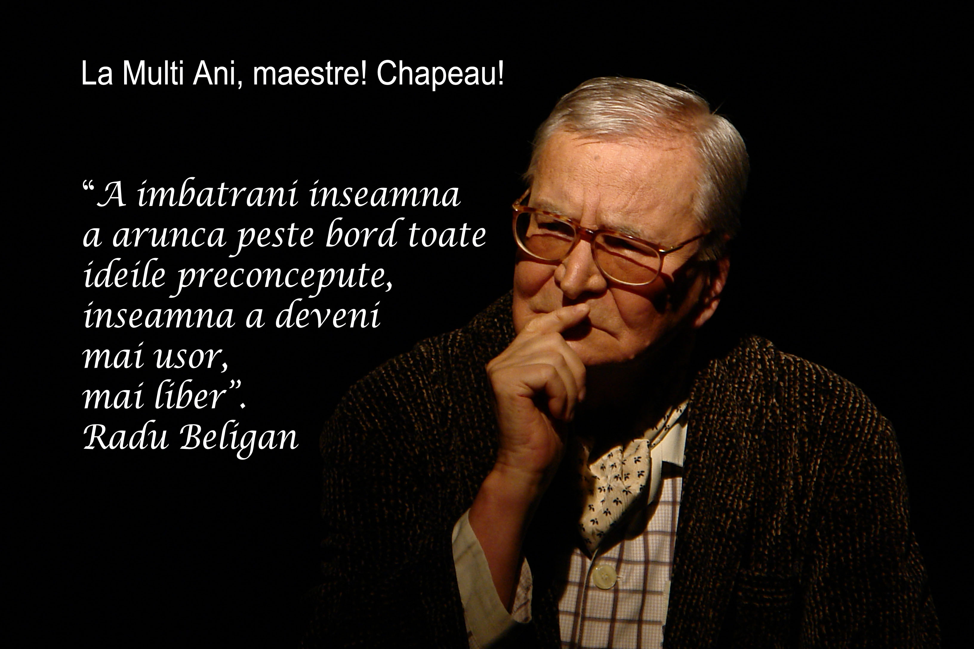 Radu Beligan, aproape un secol de viata