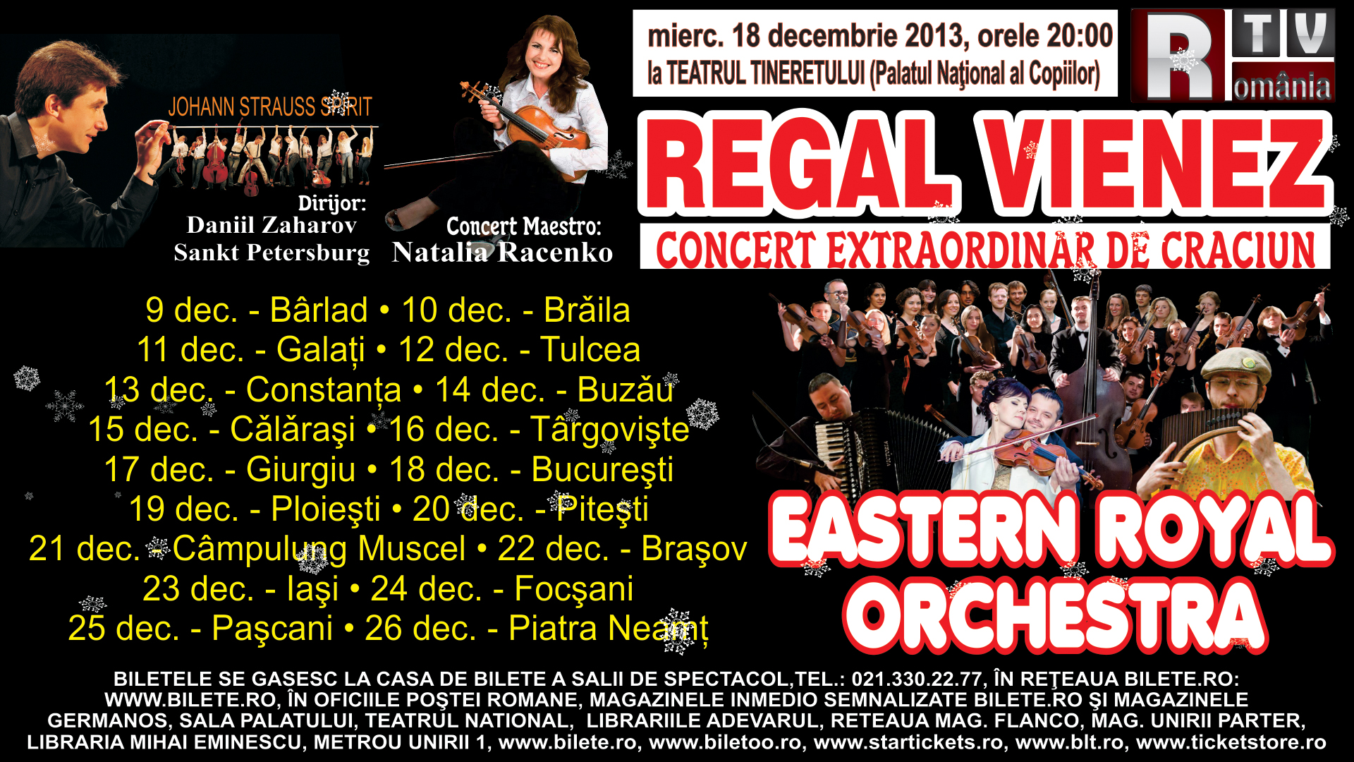 Castiga un abonament la teatru cu biletul la REGAL VIENEZ