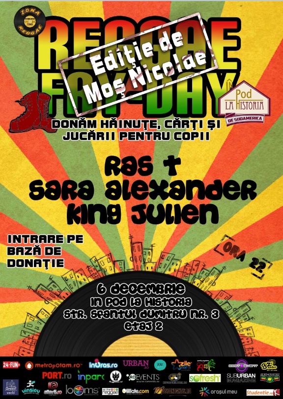 Reggae Fry-day – “Editie UMANITARA de Mos Nicolae”