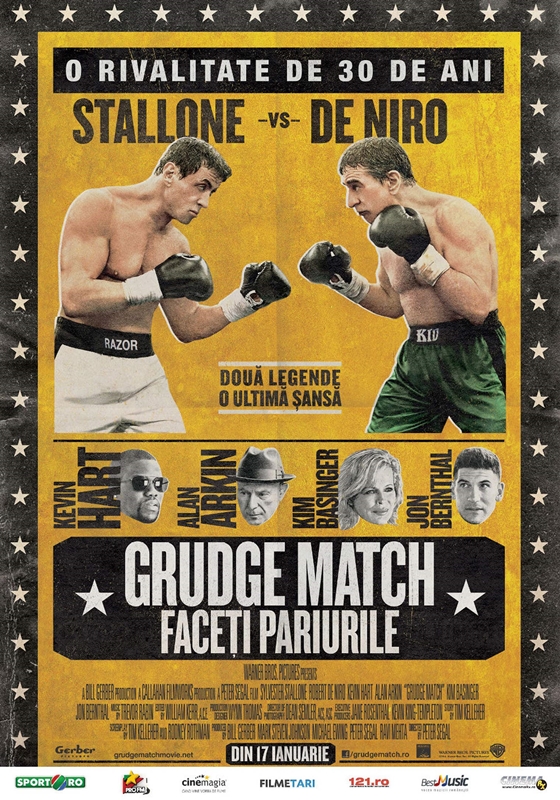 „Grudge Match: Faceţi pariurile“ ajunge în cinematografe din 17 ianuarie
