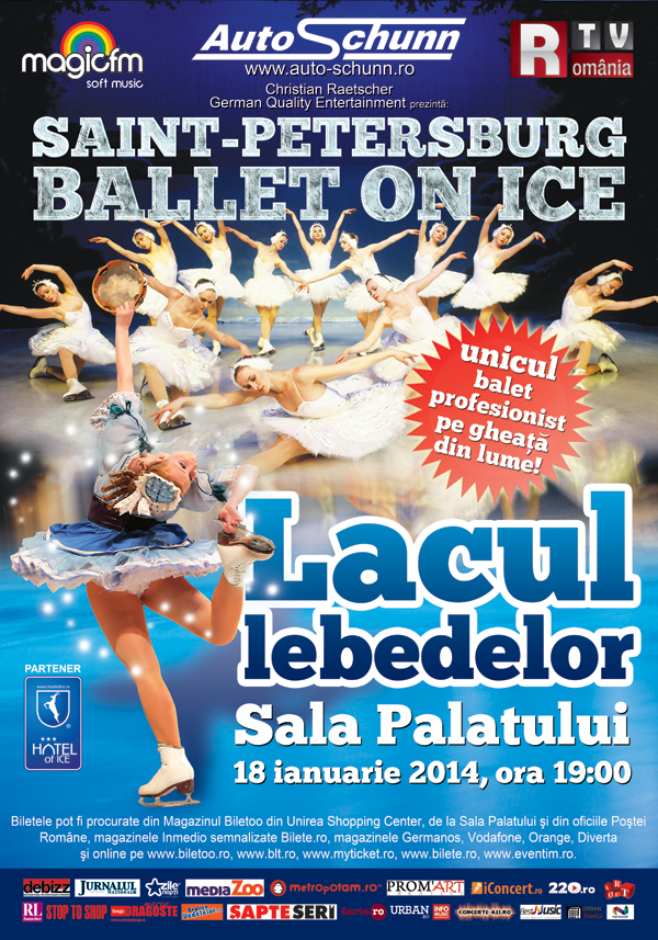 Categorie de bilete epuizata pentru LACUL LEBEDELOR pe gheata lacul lebedelor