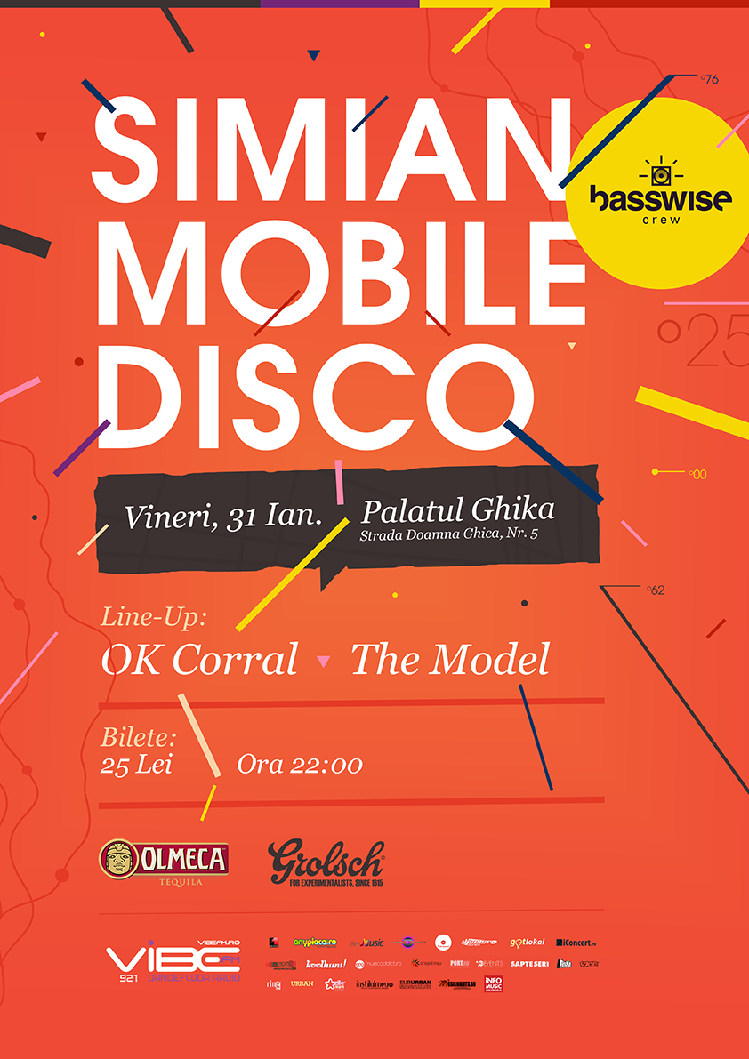 SIMIAN MOBILE DISCO, OK Corral si The Model la Palatul Ghika simian-mobile-disco-palatul-ghika