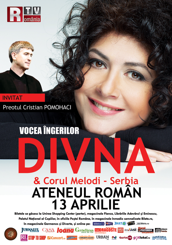 DIVNA & CRISTIAN POMOHACI – concert special de Paste pe 13 aprilie la Ateneul Roman