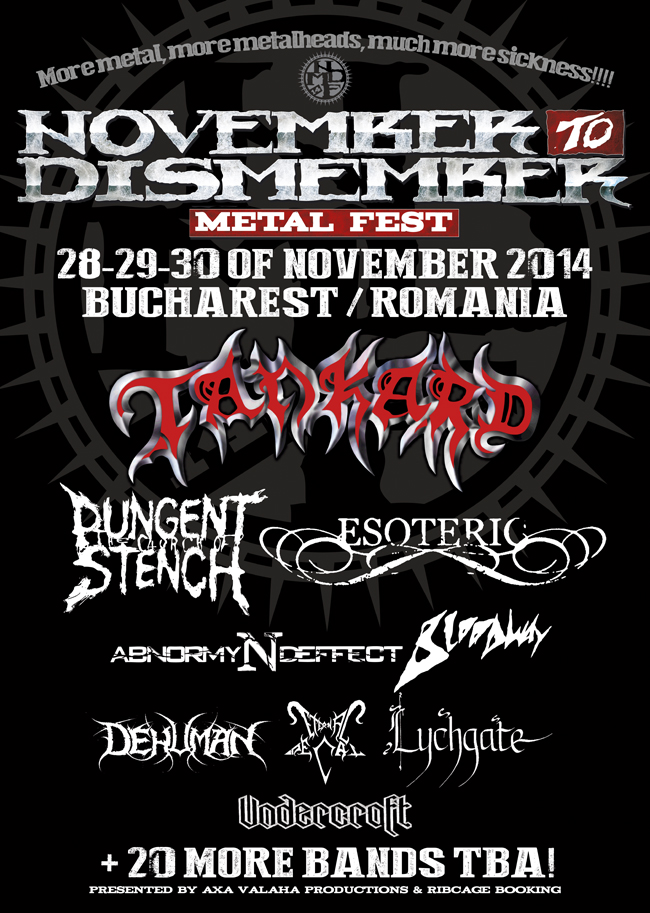 NOVEMBER TO DISMEMBER METAL FEST 2014 afis-november-to-dismember-metal-fest