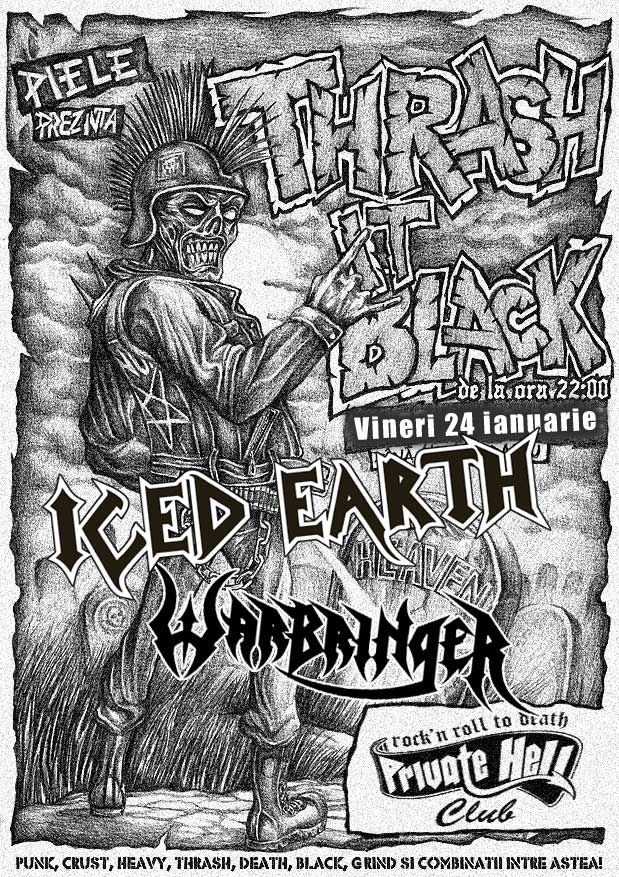 Warm-up party Iced Earth / Warbringer