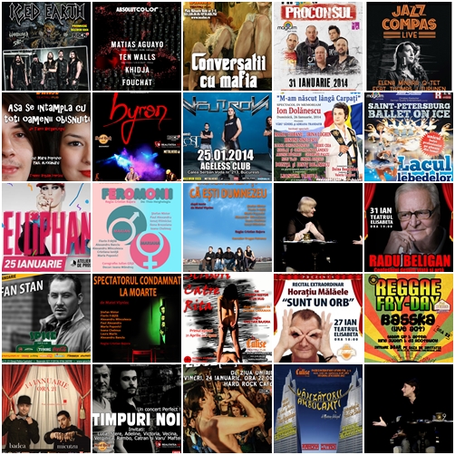 Evenimentele lunii ianuarie