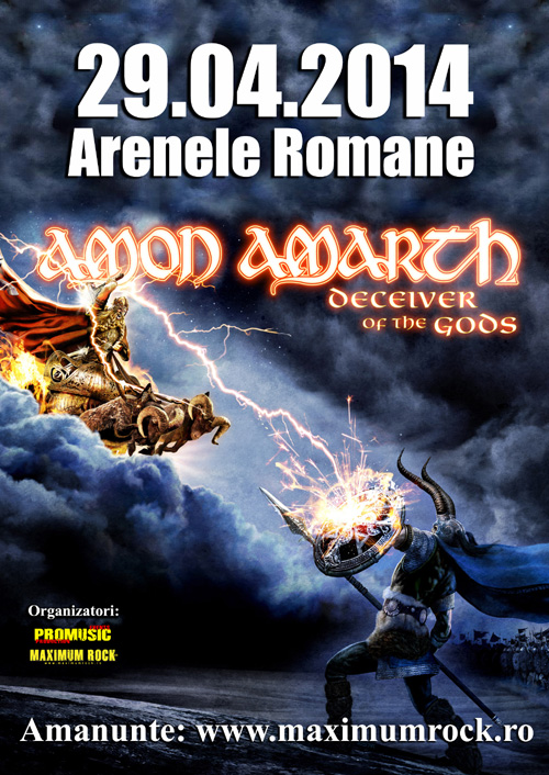 Amon Amarth: procura-ti bilete prin Eventim