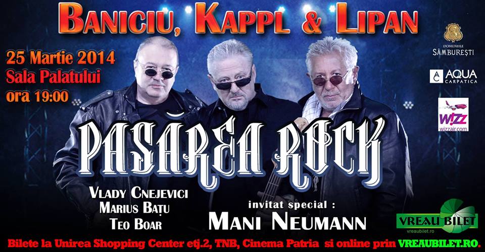 Concert Pasarea Rock: Baniciu, Kappl si Lipan concert-pasarea-rock