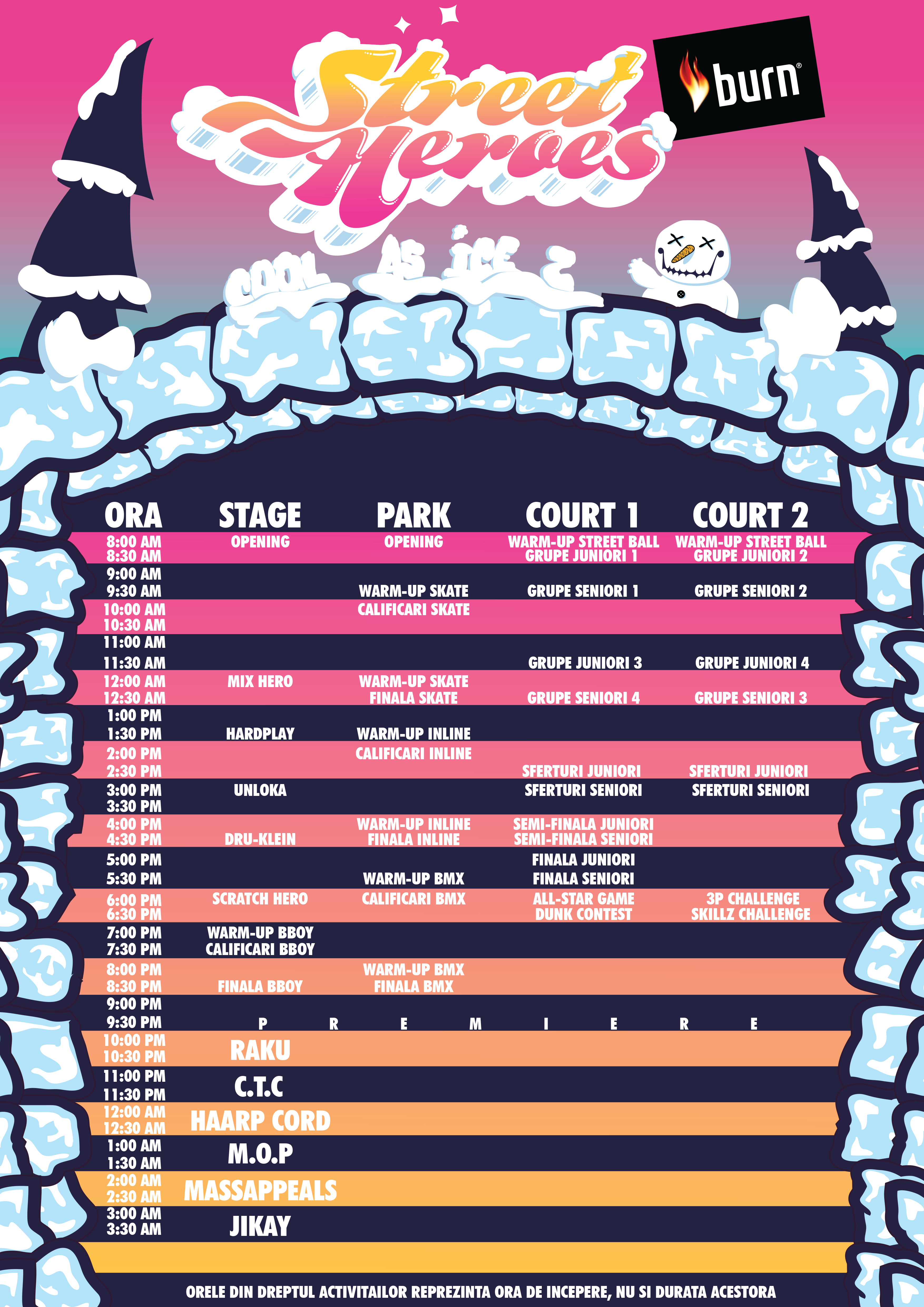 STREET HEROES – Program si Reguli de acces