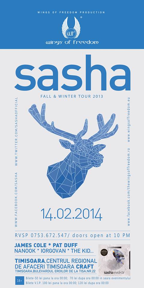 SASHA in premiera la Timisoara dj-sasha-in-premiera-sasha