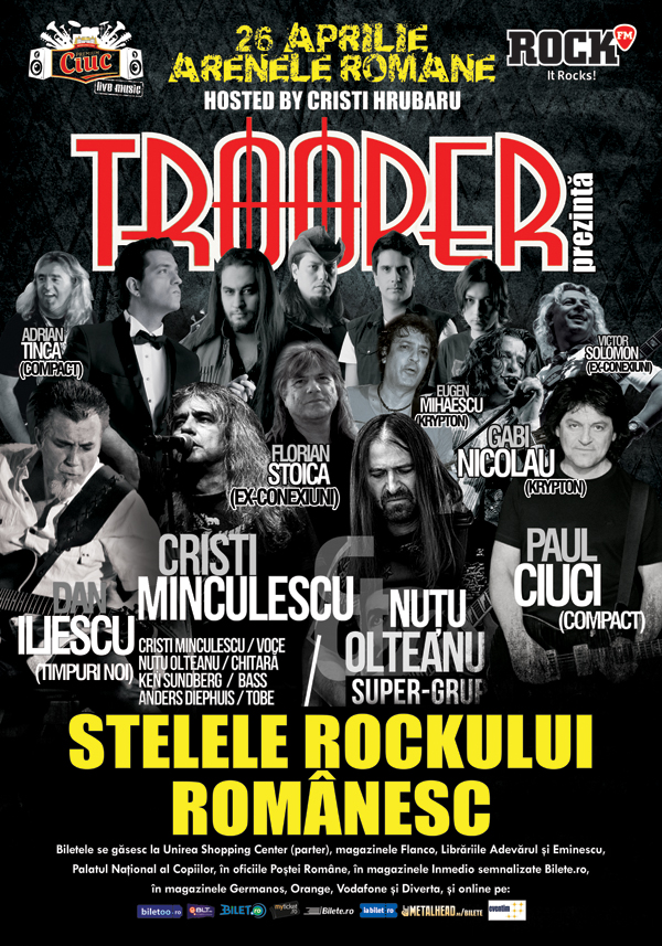 VICTOR SOLOMON si FLORIAN STOICA (ex CONEXIUNI) completeaza afisul STELELOR ROCKULUI ROMANESC