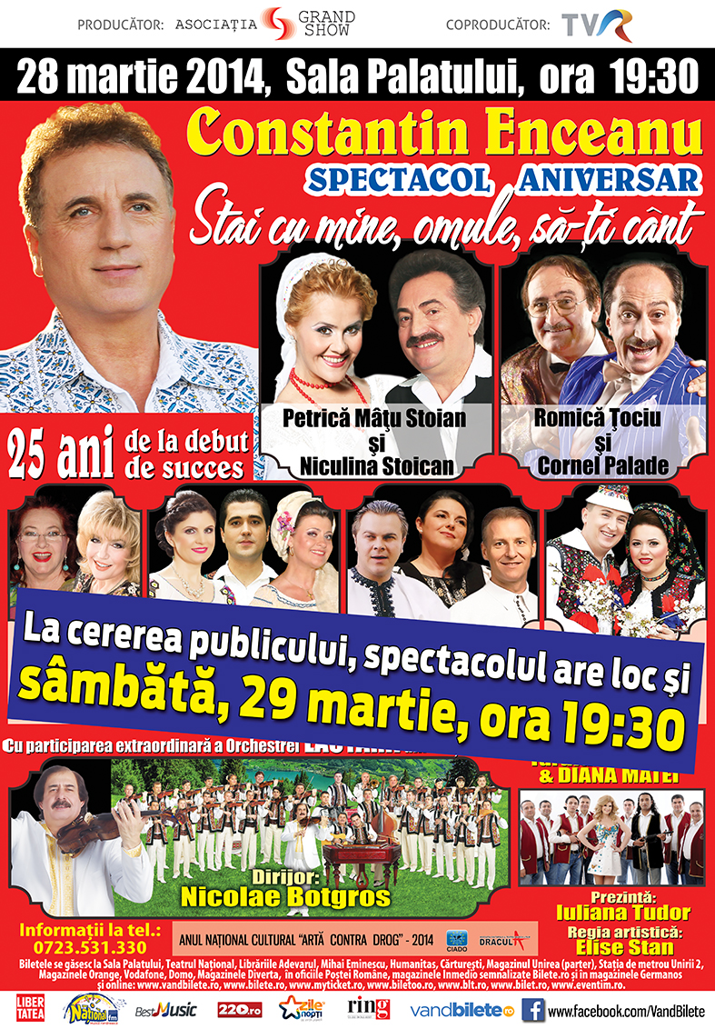 La cererea publicului, al doilea spectacol aniversar Constantin Enceanu la-cererea-publicului-doua-reprezentatii-constantin-enceanu