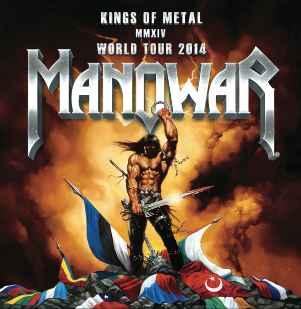 MANOWAR sustine al treilea concert in capitala Estoniei, Tallin, pe 26 martie