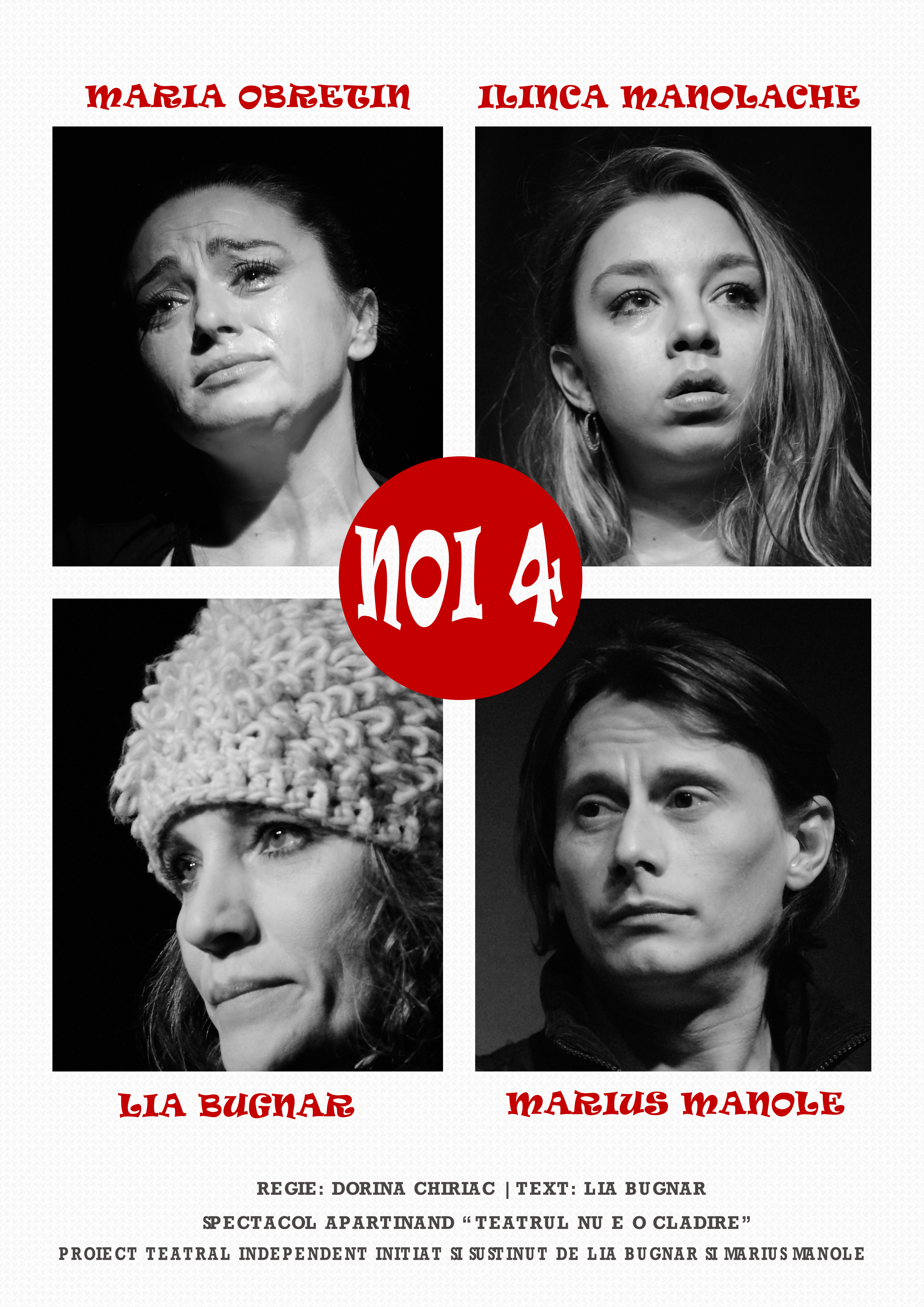 Spectacolul Noi4, singura comedie la care lacrimile râd Noi4- e- singura- comedie -la- care- se- plânge