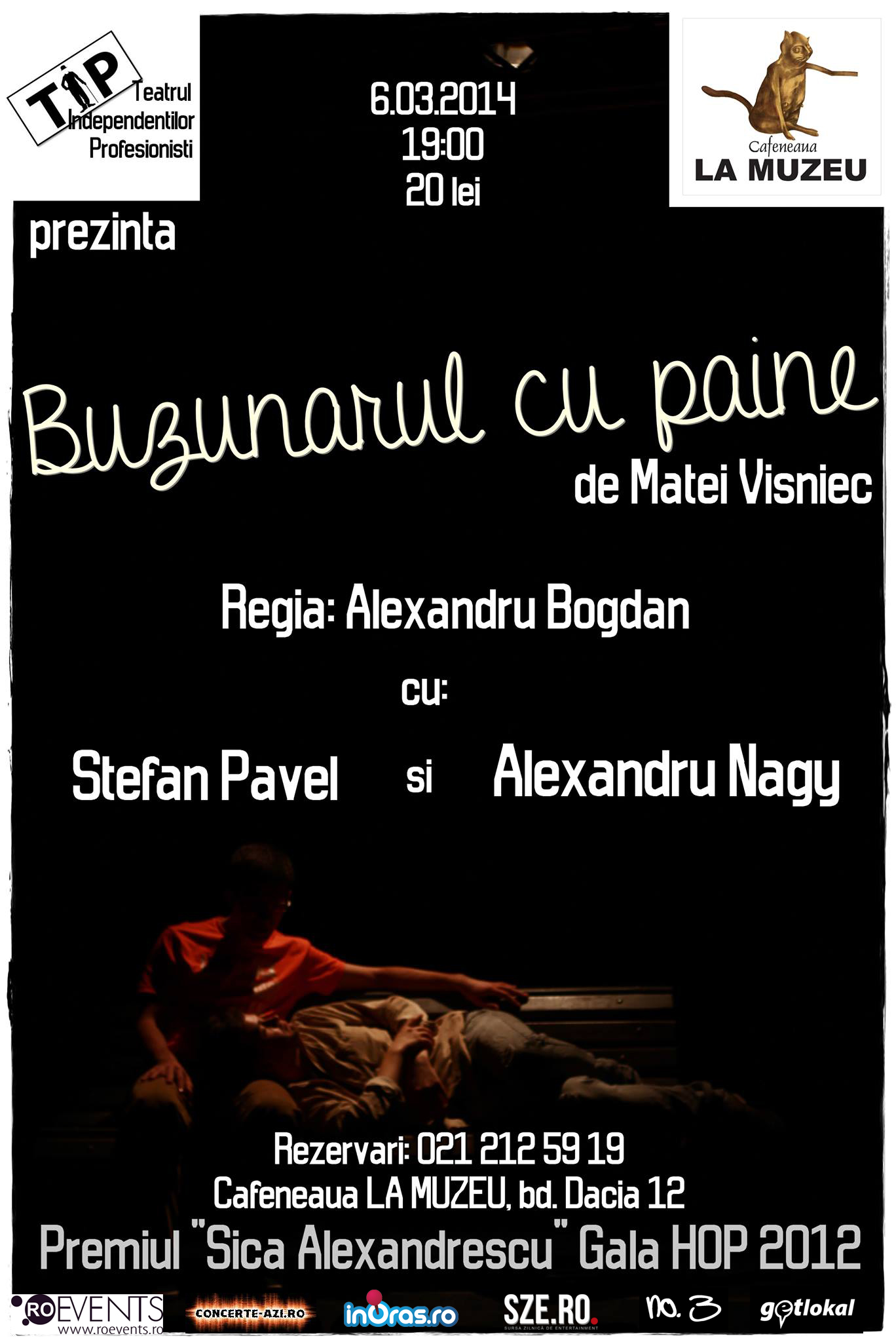 „Buzunarul cu pâine” de Matei Vișniec, la Cafeneaua La Muzeu buzunarul-cu-paine-de-matei-visniec-regia-alexandru-bogdan