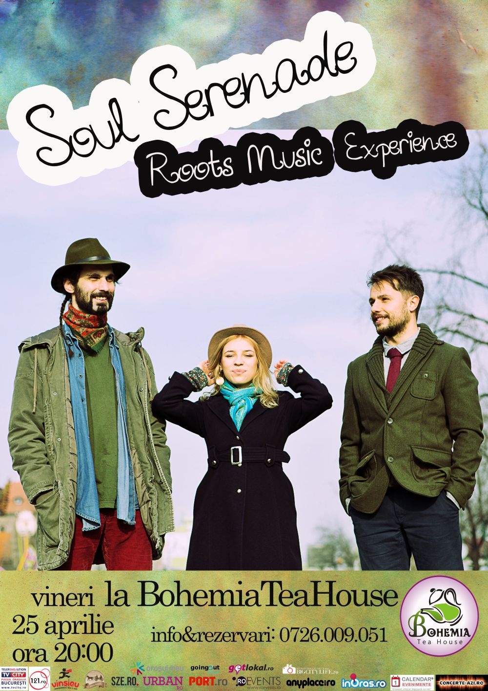 Roots Music Experience with Soul Serenade live in Bohemia Tea House