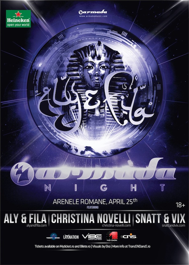 Armada Night LIVE feat. Aly & Fila, Christina Novelli, Snatt & Vix @ Arenele Romane (25 Aprilie 2014)