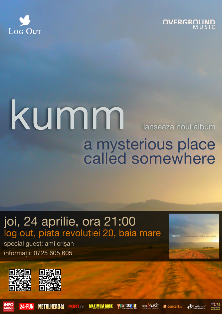 Kumm lanseaza albumul „A Mysterious Place Called Somewhere” la Baia Mare