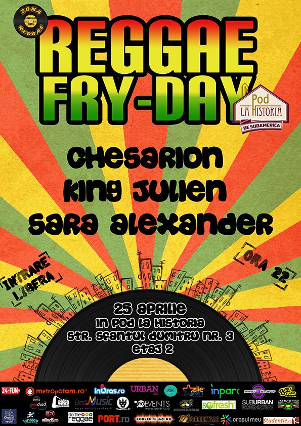Reggae Fry-day: Chesarion, King Julien, Sara Alexander