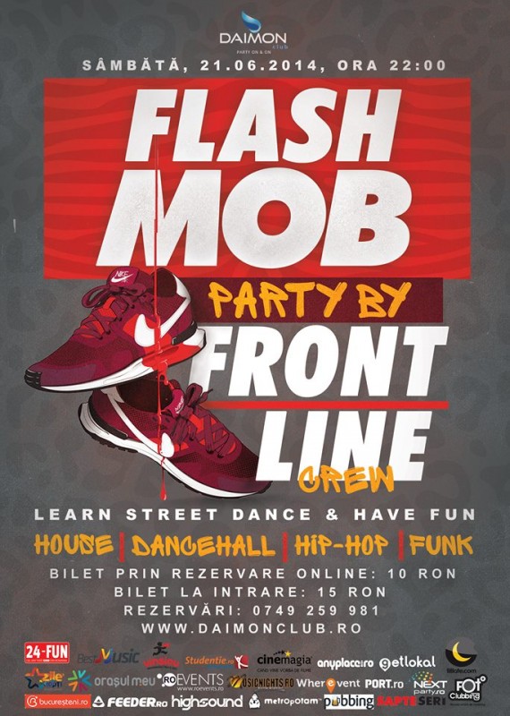 Afis oficial FLASH MOB PARTY - Mic