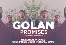 GOLAN lanseaza videoclip! pe 29 august la Casa Presei