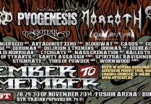 115 zile pana la NOVEMBER TO DISMEMBER METAL FEST 2014