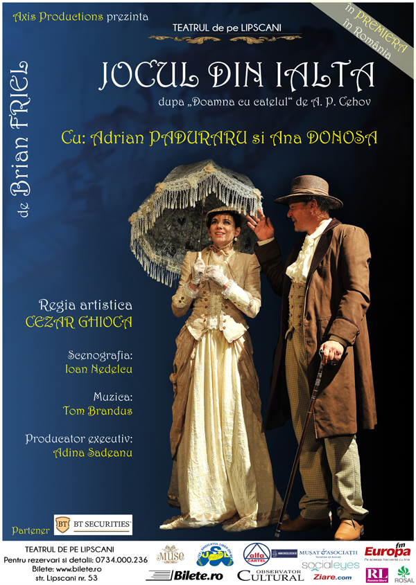 Joi, 20 noiembrie, frumoasa Ana Sergheievna se va intalni cu mult-iubitul Dimitri, la Teatrul de pe Lipscani