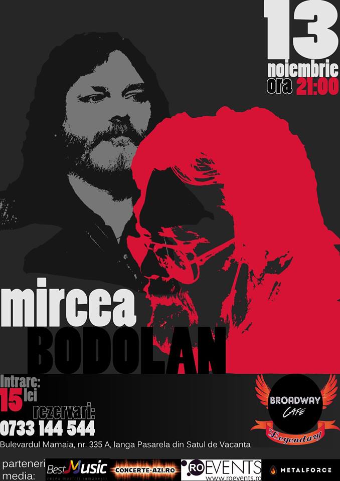 Mircea Bodolan in concert la Broadway&Legendary Constanta