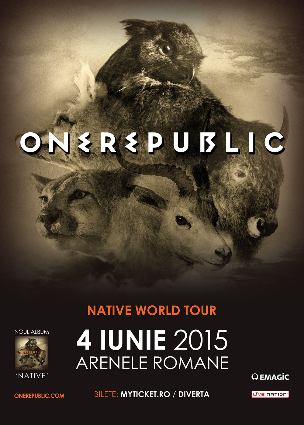 OneRepublic – pentru prima data in Romania!