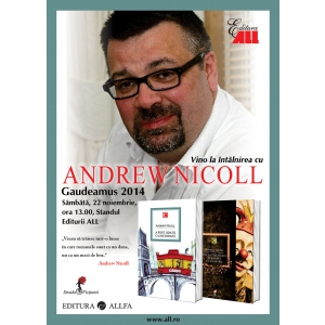 Scriitorul Andrew Nicoll vine in Romania