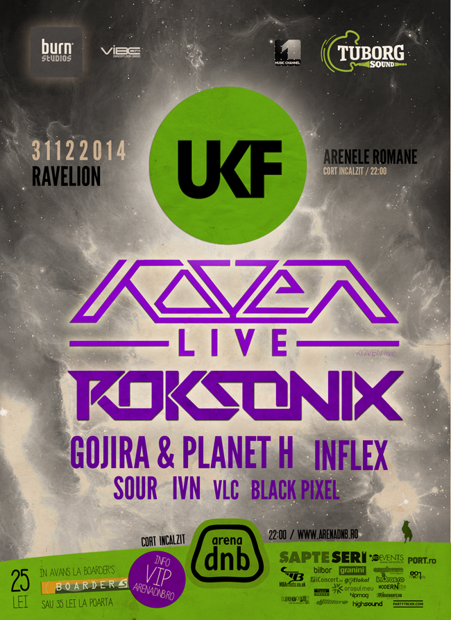 RAVELION cu KOVEN live, ROKSONIX, GOJIRA & PLANET H