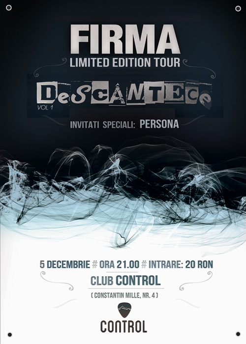 FIRMA -DESCÂNTECE – Vol.1, live @ Control