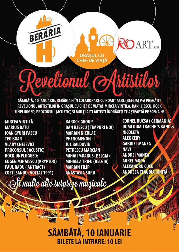 Revelionul Artistilor la Beraria H