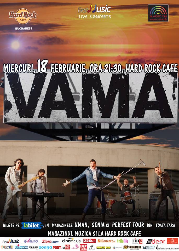 VAMA canta la Hard Rock Cafe