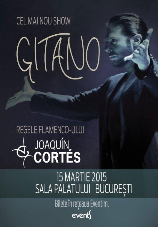 Joaquín Cortés în turneu cu Gitano la București