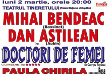 Programul lunii martie la TEATRUL TINERETULUI (Palatul Naţional al Copiilor)