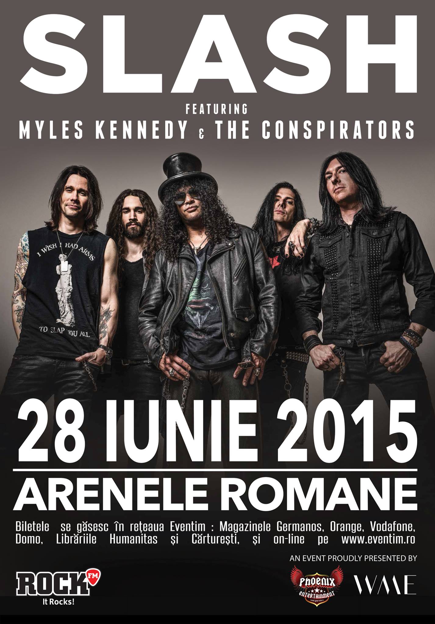 Concert Slash ft. Myles Kennedy and The Conspirators in Bucuresti