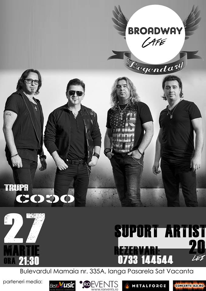 Trupa COCO in Broadway&Legendary Constanta