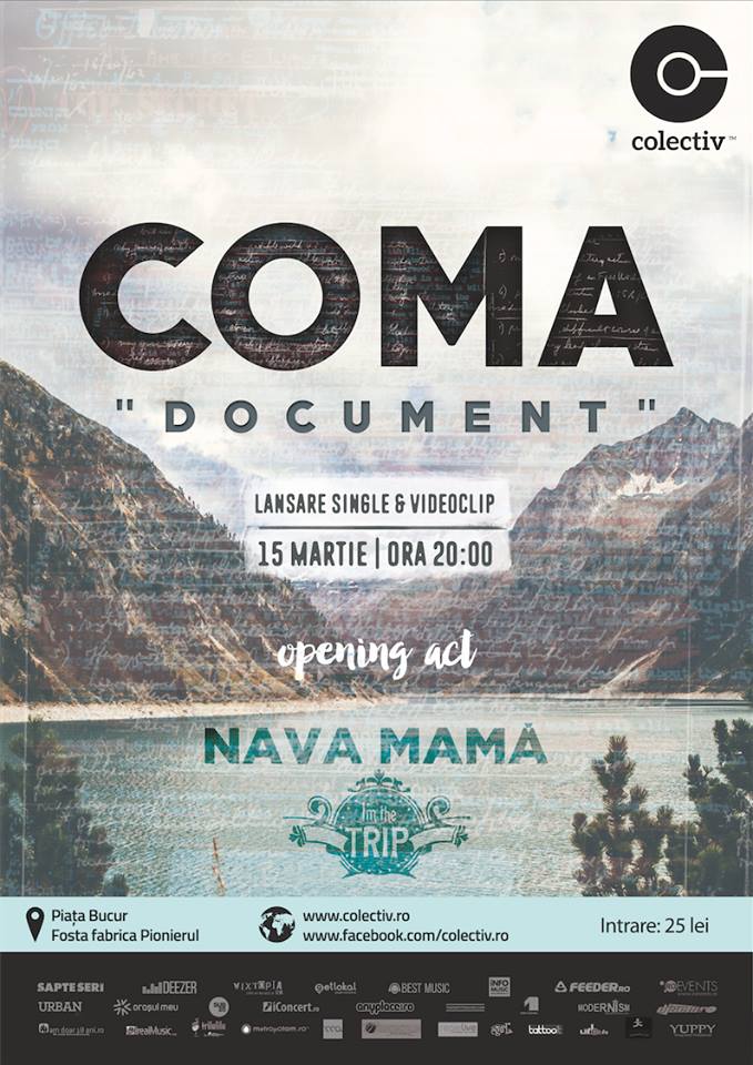 COMA – lansare de single & videoclip `DOCUMENT`
