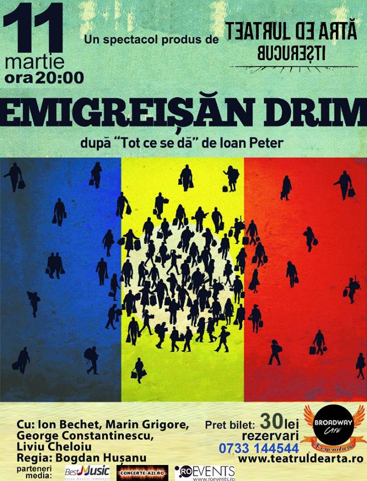“Emigreișăn Drim” in Broadway&Legendary Constanta