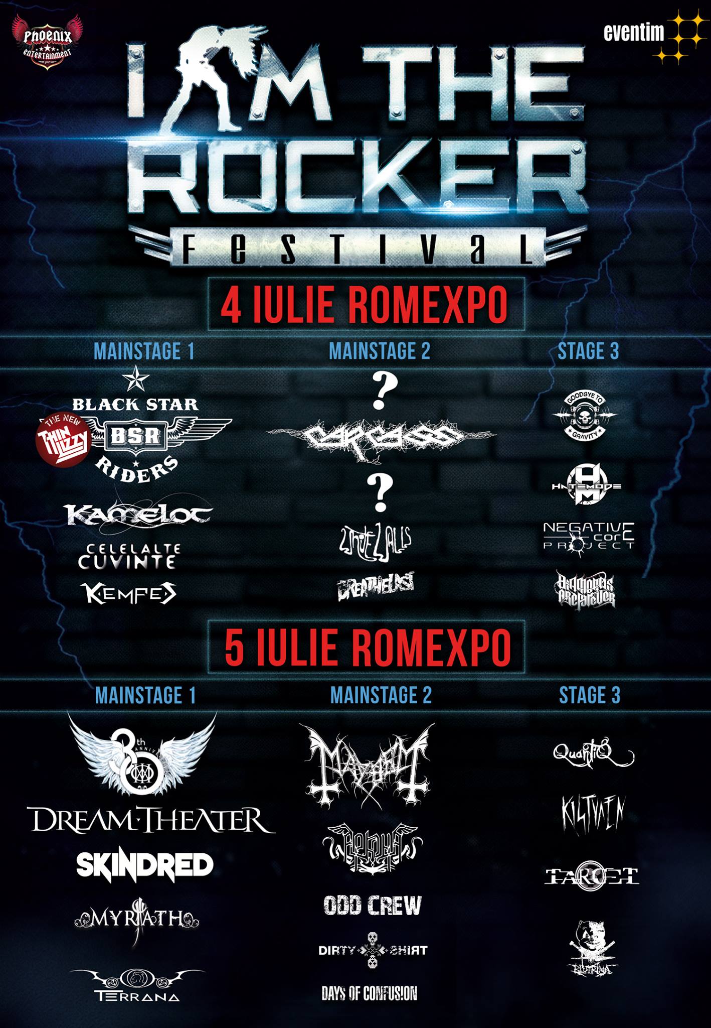 Target, Negative Core și QuantiQ confirmate la I Am The Rocker
