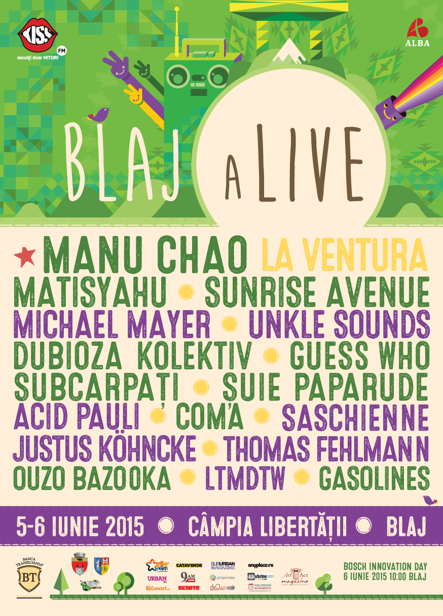 Manu Chao La Ventura pe Câmpia Libertății: Me gusta Blaj aLive