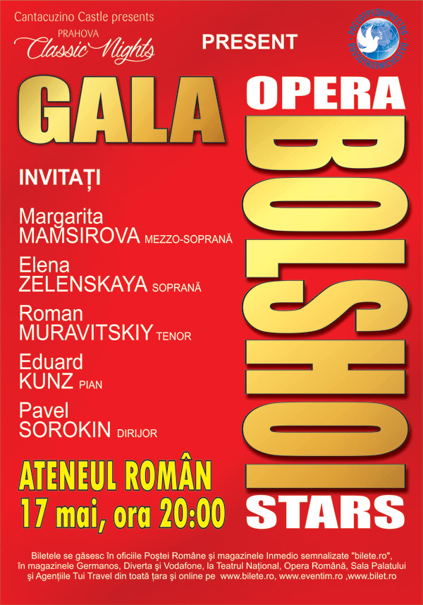Soprana Elena Zelenskaya in recital la Ateneul Roman