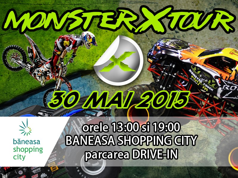 Show-ul spectaculos MONSTER X TRUCK din Statele Unite ale Americii, ajunge în premieră la București!