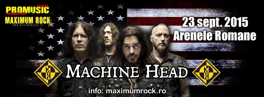 Biletele la concertul Machine Head acum si prin reteaua Eventim